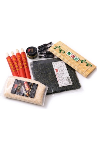 Yuandong Sushi Seti Sushi Yapım Kiti 500 Gr Sushi Pirinci, 10 Yosun Nori , Bambu Sarma Hasırı, Chopstick, Soya Sosu & Wasabi Evde Sushi Yapımı İçin Tam Set Yuandong Sushi Seti Sushi Yapım Kiti 500 Gr Sushi Pirinci, 10 Yosun Nori , Bambu Sarma Hasırı, Chopstick, Soya Sosu & Wasabi Evde Sushi Yapımı İçin Tam Set
