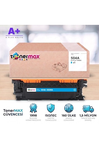 Hp 504a Ce251a Mavi Uyumlu Toner A Plus / Color Laserjet Cp3525 / Cm3530