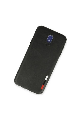 Newface Samsung Galaxy Uyumlu J7 Pro / J730 Kılıf Loop Deri Silikon Semeglbl - 99 - Siyah