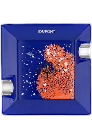 S.t. Dupont Porselen 20.000 Leagues Under The Seas Mavi İkili Küllük 6153