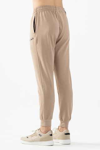 Maraton Sportswear Comfort Erkek Ribana Paça Basic Açık Vizon Eşofman Altı 21625-açık Vizon Açık Vizon
