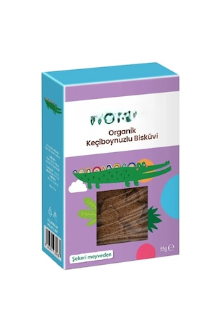 Mey İthalat Keçiboynuzlu Bisküvi 55gr