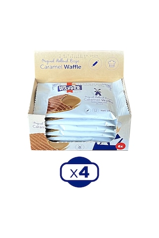 Mr.waffle Caramel Waffle 26 Gr 6 Lı Kutu X 4 Adet