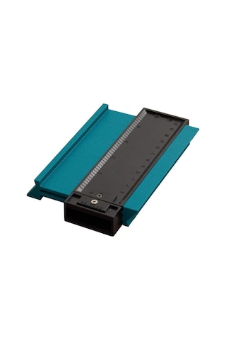 120mm Plastik Evrensel Boru Ahşap Kanalları Profil Markalama Aracı Teksir Diş Kontur Kopya Vakum Paketleme Mavi