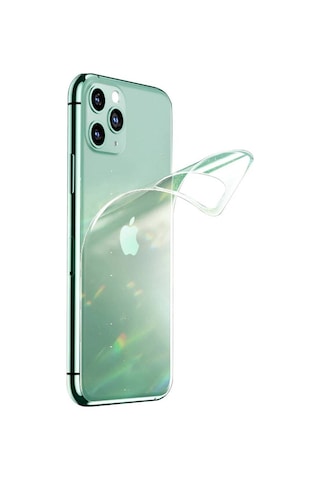 Bufalo Apple Uyumlu   iPhone 11 Arka Gövde Koruyucu Flexiglass Nano