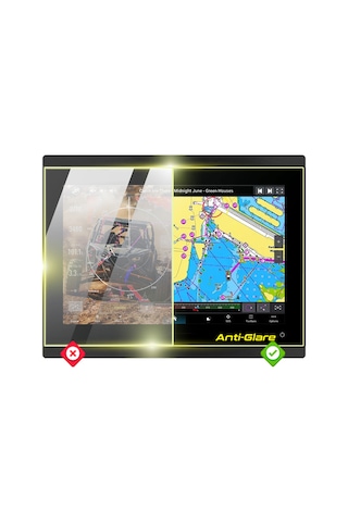Garmin Gpsmap 9010 / 9010xsv / 9210 / 9210xsv Gps/chartplotter 10" Anti-glare Ekran Koruyucu