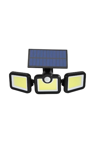 Solar Led Projektör Sensörlü Dış Mekan Güvenlik Lambası Renkli