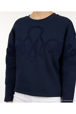 Yargıcı Regular Bisiklet Yaka Uzun Kol Sweatshirt 26kksw9002l 004 Lacivert