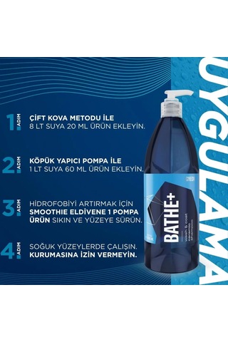 Gyeon Q²m Bathe+ Plus Seramik Bazlı Ph Nötr Cilalı Oto Şampuanı 500 Ml