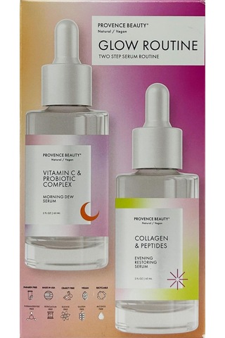 Provence Beauty Glow Routine Gece + Gündüz Bakımı Serum Seti 2 x 60 ML