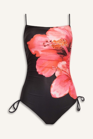 Defacto Regular Fıt Floral Mayo G3769ax26smbk81 Siyah-bk81