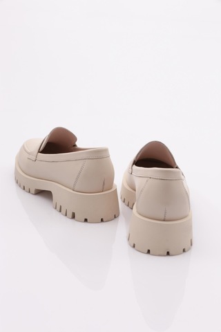 Dgn 2842 Kadin Loafer Ayakkabi 2842-730-R0152 Bej