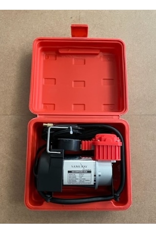 Samuray 12volt Mini Kompresör Güçlü Araç Kompresörü 100psi