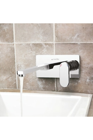 Ankastre Lavabo Bataryası Krom