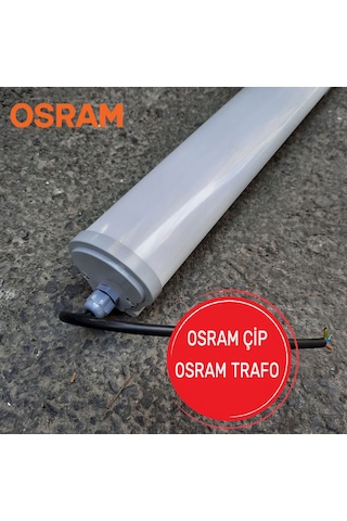Osram Ledli Sıva Üstü Etanj Tavan Armatürü 120Cm 60W Yüksek Lümen Beyaz
