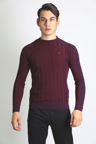 Raınsnow Erkek Triko Kazak Bordo (504887889) Bordo