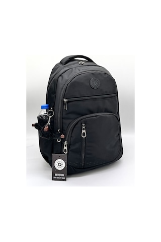 Bevitton Suya Dayanıklı Kumaş Siyah Okul Çantası 1710