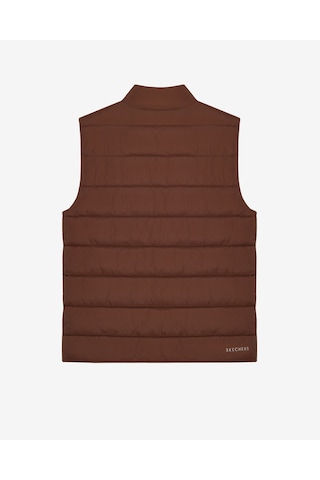 Skechers M Puffer Vest Erkek Kahverengi S2620193-2070