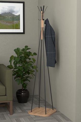 Retodesign Portmanto Askı Ayaklı Elbise Askısı Fortmanto Askılık 1799a Siyah - Atlantik Çam