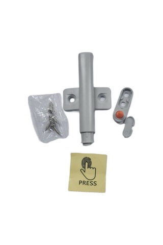 Mıklatıslı Kapak İtici Kilitli 5 Adet Açık Gri