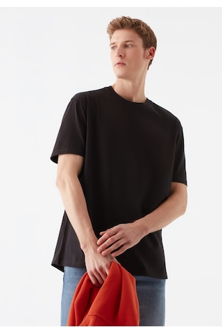Mavi Kısa Kol Erkek T-shirt Siyah 066249-900 Siyah