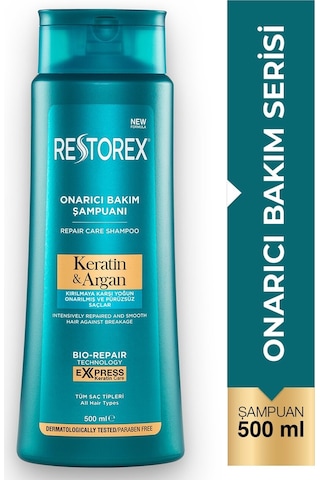 Restorex Şampuan Argan Keratin 500 Ml