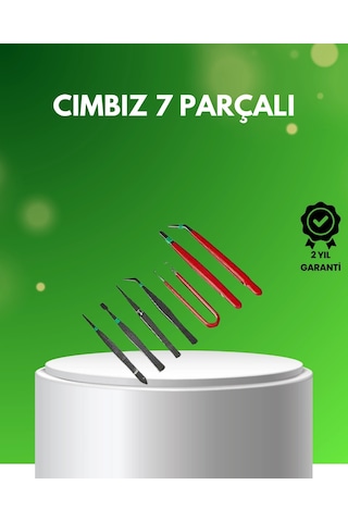 7 Parça Hassas Çelik Cımbız Seti Elektronik Ve Saat Tamiri İçin