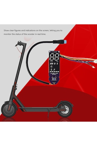 Elektrikli Scooter Gösterge Paneli Ekranı Bt Kartı Devre Kartı Paneli -yeşil