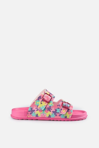 Vicco Gibli Iı Baskılı Kız Çocuk Fuşya Terlik Fuşya