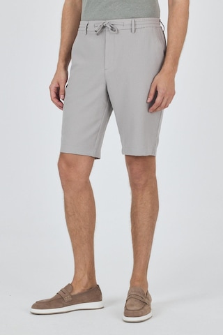 İmza Gri Düz Esnek Gabardin Casual Şort 1016250150 Gri