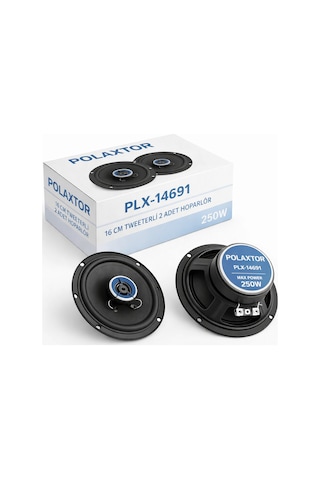 Polaxtor Plx-14691 16 Cm Tweeterli 250w Çift Oto Hoparlör