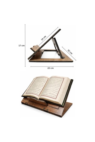 Masaüstü Ahşap Rahle Katlanabilir Rahle Tabletlik Masa Üstü Rahle Kitap Okuma Standı Ahşap Sayfa Tutucu Aparatlı