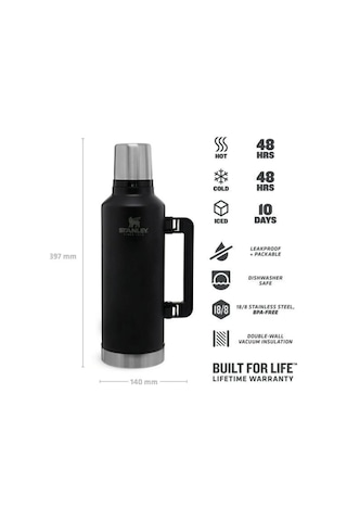 Stanley Klasik Legendary Termos 2.3 Lt Siyah