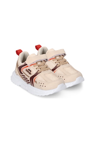 Slazenger Kendall Unisex Çocuk Cırt Cırtlı Bej / Kahve Günlük Spor Ayakkabısı