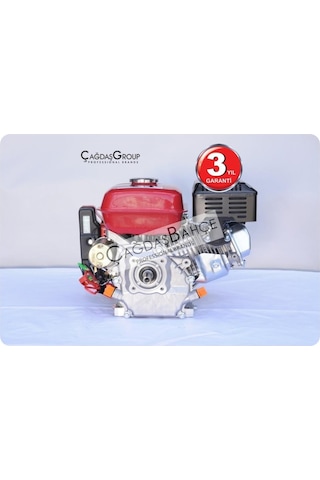 Goldmoto Gm200E Benzinli Motor 6.5 Hp Marşlı Krank Mili Kamalı
