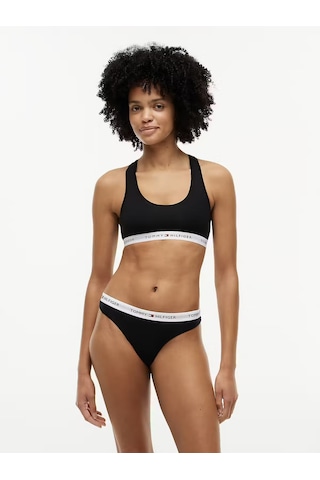 Tommy Hilfiger Kadın Astarsız Bralette- Uw0uw03820beh Siyah