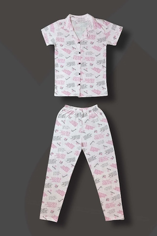 Genel Viskon Düğmeli Kadın Pijama Takımı Pembe