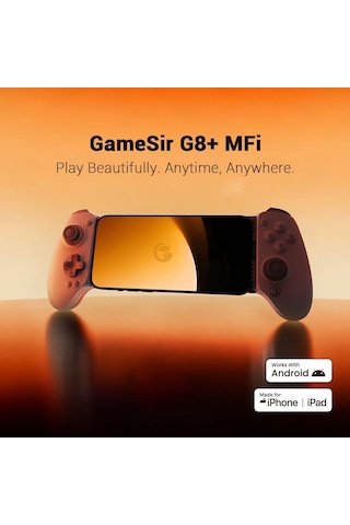 Gamesir G8 Plus Mfi Mobil Oyun Konsolu: iPhone 15/16/17, Apple Uyumlu iPad Mini & Android Usb-c