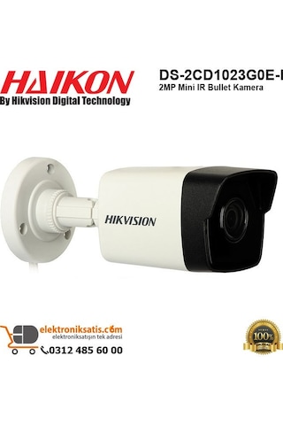 Haikon Ds-2Cd1023G0E-I 2Mp Mini Ir Bullet Kamera