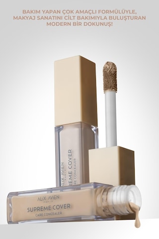 Alix Avien Kalıcı Nemlendirici Hücre Onarıcı Leke Karşıtı Kapatıcı Supreme Cover Concealer 901 Pure Ivory