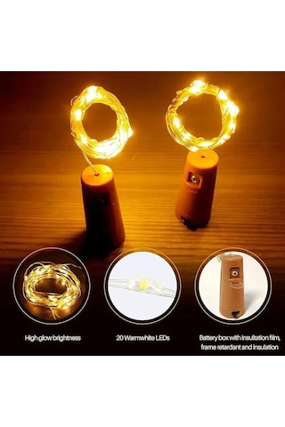Askımo - Mantar Tıpa Peri Led