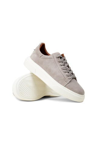Deery Erkek Hakiki Süet Gri Sneaker Ayakkabı - 04651mgrıe02