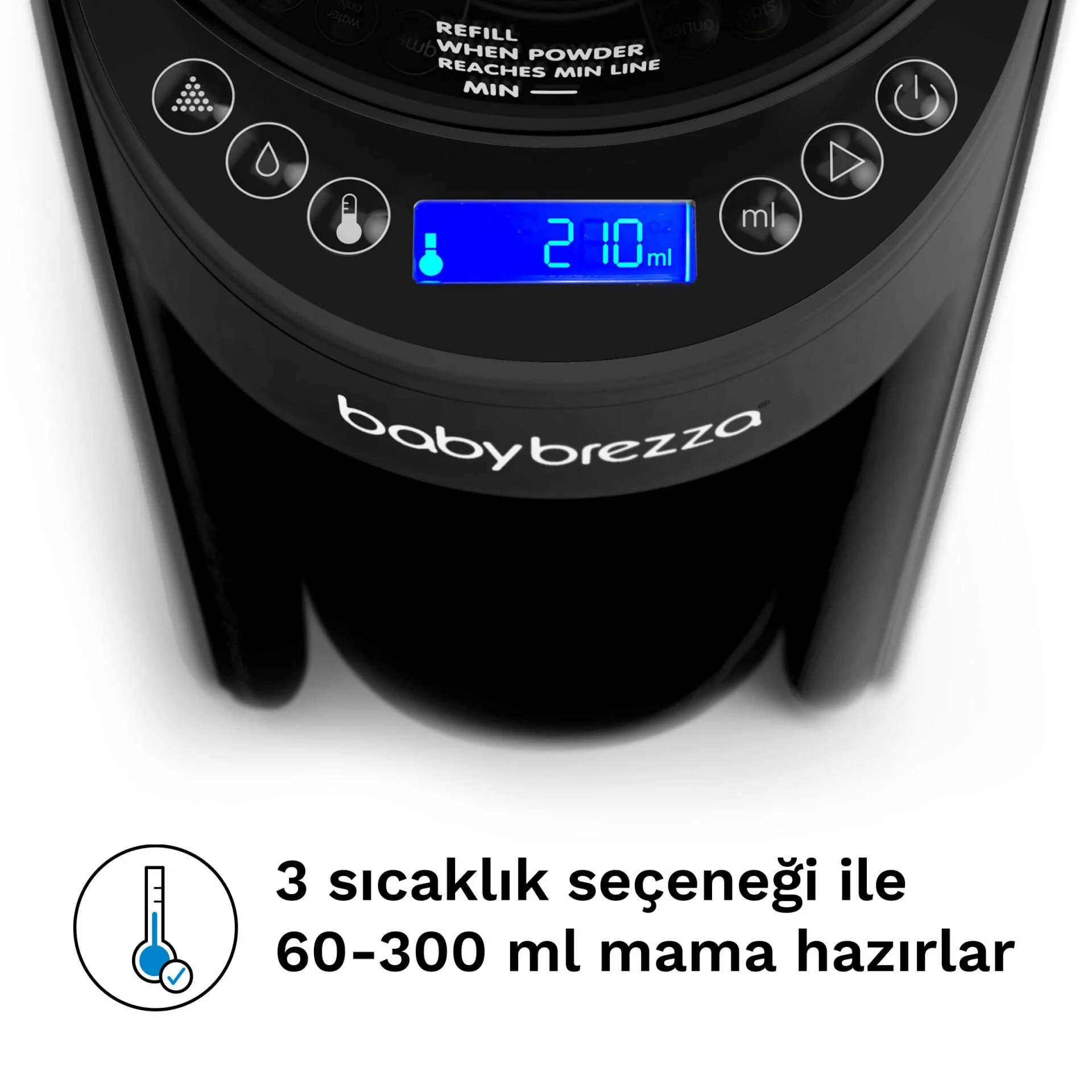 Baby Brezza Formula Pro Advanced Otomatik Bebek Mama Makinesi Siyah