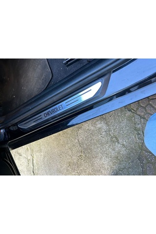 Chevrolet Kalos Özel Kapı Eşik Yazısı Krom