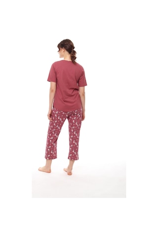 Pijadore 1434 Kadın Kısa Kollu Yakası Düğmeli Pijama Takım 001