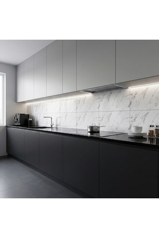 30x60 Cm Kendinden Yapışkanlı Duvar,banyo,tezgah Arası Mermer Desen -24 Adet 30 X 60 Cm