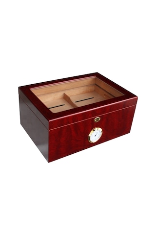 Falconetti 2 Katlı Camlı Humidor Puro Kutusu Rc19