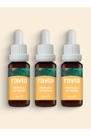 3'lü Ürün - Ravla Propolisli Zeytinyağ - 20ml