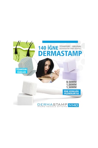 Drs N140 İğne Dermastamp 0.50 MM Derma Mikro Stamp + Temizleme Spreyi