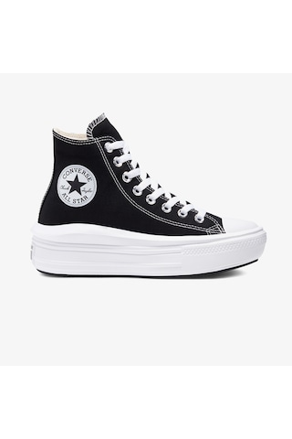 Converse Chuck Taylor All Star Move Platform Hi Unisex Siyah Sneaker Düz 568497c Siyah